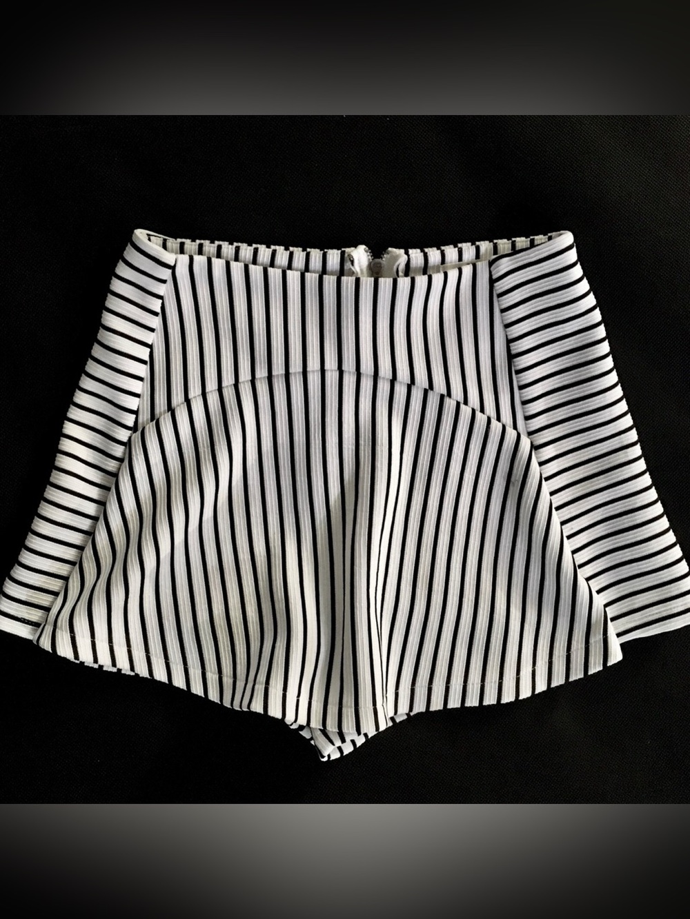 free press Black & White Vertical Stripe Shorts